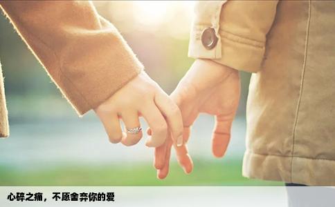 心碎之痛，不愿舍弃你的爱