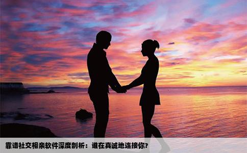 靠谱社交相亲软件深度剖析：谁在真诚地连接你？