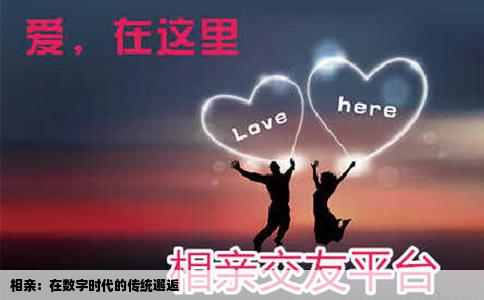 相亲：在数字时代的传统邂逅