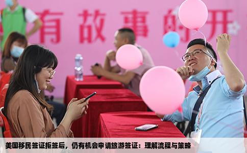 美国移民签证拒签后，仍有机会申请旅游签证：理解流程与策略